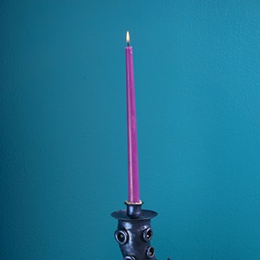 Octopus Tentacle Candlestick by Adam Wallacavage