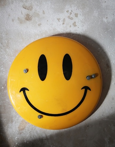 Smiley Riot Shield (Second Edition) by James Cauty