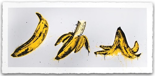 Banana Split (Grey) by Mr Brainwash