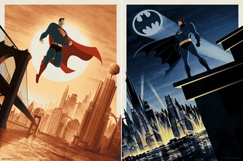 Batman & Superman (Print Set)  by Matt Ferguson
