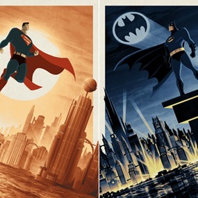 Batman & Superman (Print Set) by Matt Ferguson