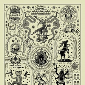 Tattoo Print #2 - Kali Inevitability by Ravi Zupa