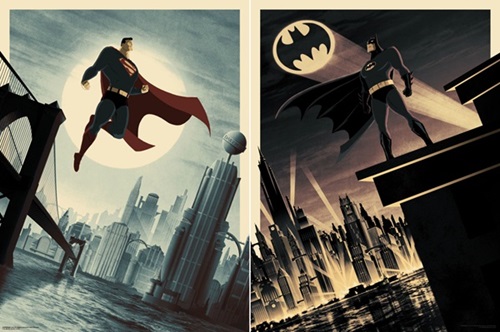 Batman & Superman (Print Set) (Variant Set) by Matt Ferguson