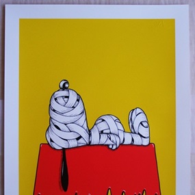 Snoopy Ribboned (Yellow) by Otto Schade
