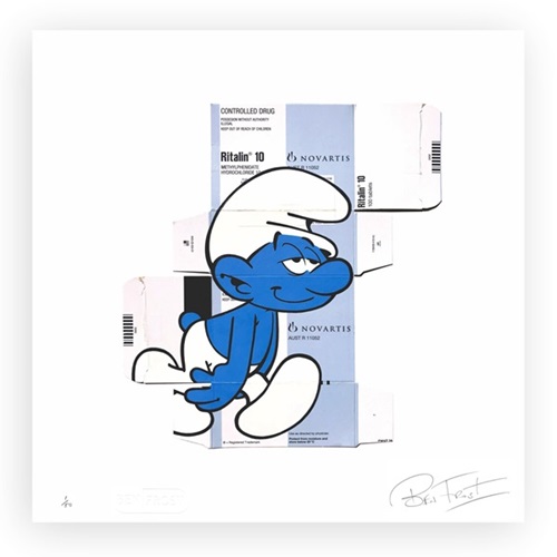 Blurry Smurf  by Ben Frost