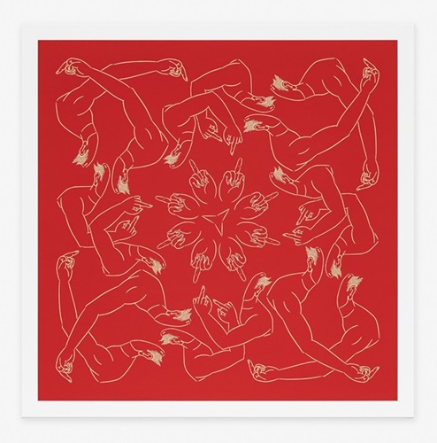 Middle Finger In Red (Timed Edition) by Ai Weiwei
