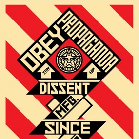 Constructivist Banner by Shepard Fairey