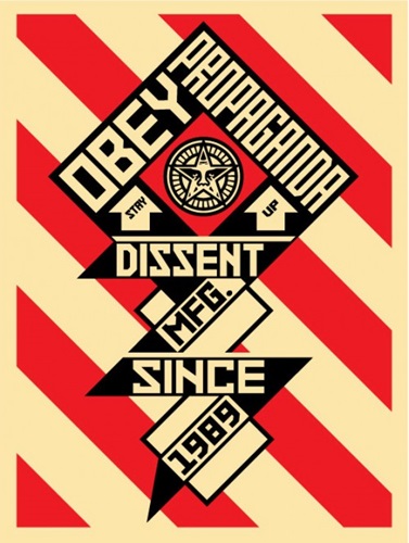 Constructivist Banner  by Shepard Fairey