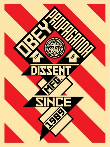 Constructivist Banner  by Shepard Fairey