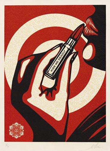 Kiss Me Deadly (Large Format) by Shepard Fairey