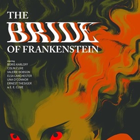 The Bride Of Frankenstein (Variant) by Sara Wong