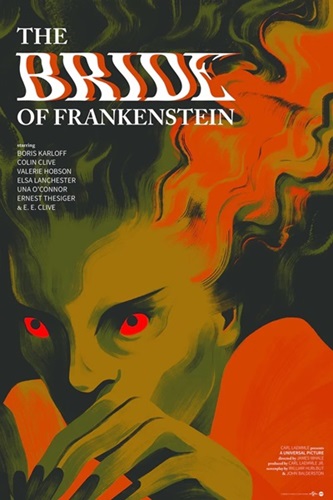 The Bride Of Frankenstein (Variant) by Sara Wong