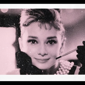 Audrey Hepburn (Diamond Pink) by Russell Young