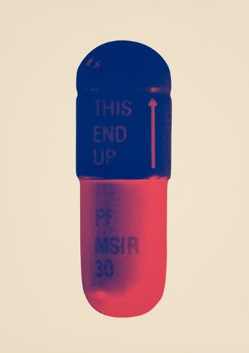 The Cure (Peach Cream / Ultramarine / Lust) by Damien Hirst