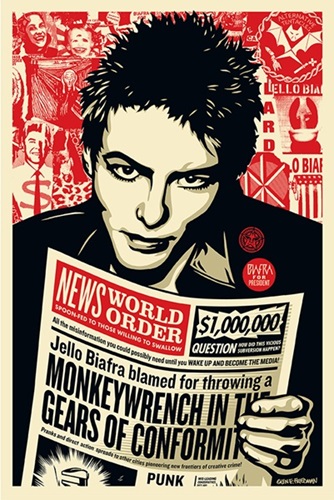 Jello Biafra  by Shepard Fairey