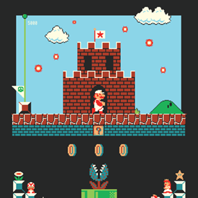 Super Mario Bros: Level One by Harlan Elam