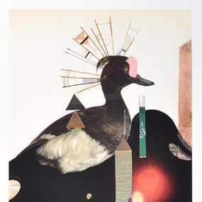 The Tufted Duck (Hand-Embellished) by Monica Canilao