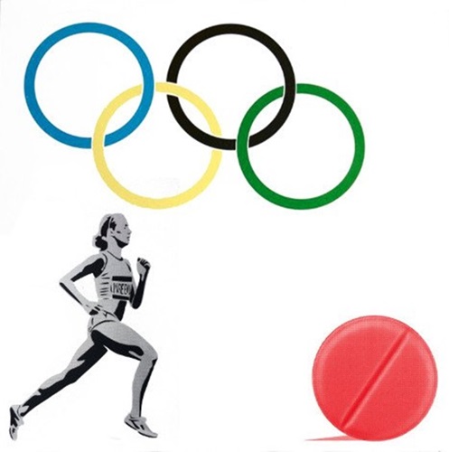 The New Logo For The Olympic Doping Team (Print Edition) by Pure Evil