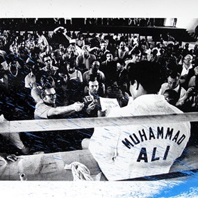 Showman Ali (Blue) by Mr Brainwash