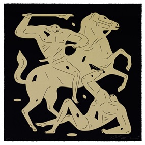 Into The Night MMXXI (Gold / Black) by Cleon Peterson