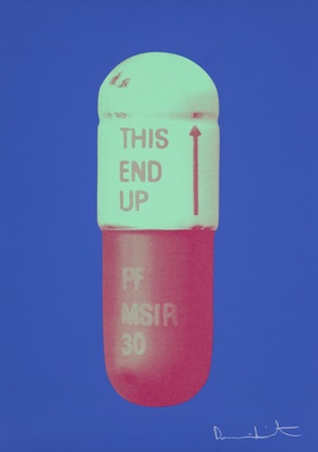 The Cure (Iris Blue / Chalk Green / Charm Pink) by Damien Hirst