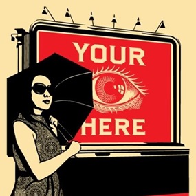 Obey Billboard (Eye) by Shepard Fairey