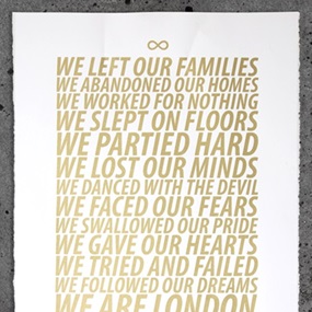 London Manifesto (Gold) by Cyrcle