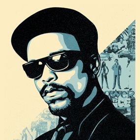 Ice-T OG (Blue) by Shepard Fairey