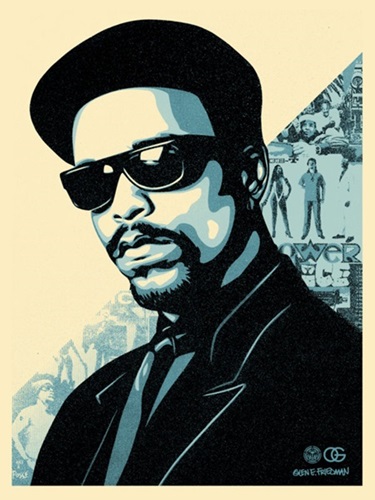 Ice-T OG (Blue) by Shepard Fairey