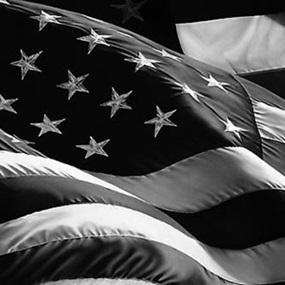 Untitled (Flag) by Robert Longo