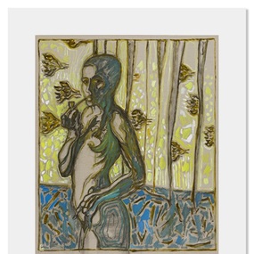 Juju With Pipe by Billy Childish