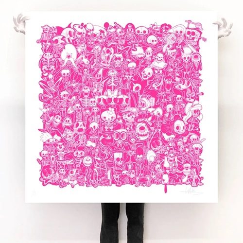 The Book Of Bare Bones (Fluoro Pink) by Will Blood