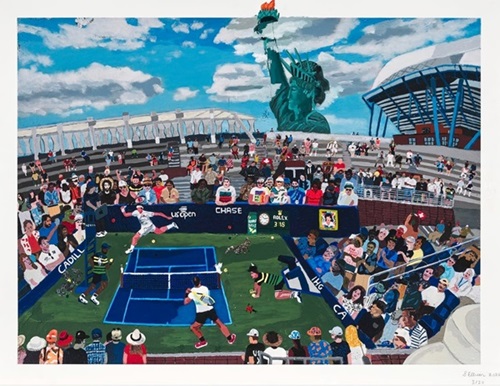 US Open, Federer vs Nadal, 2025  by Shaun Ellison