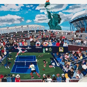 US Open, Federer vs Nadal, 2025 by Shaun Ellison