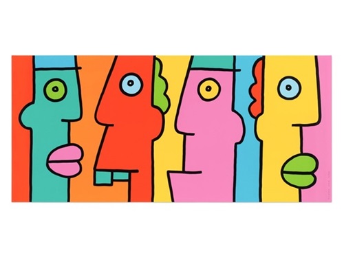 On The Road To Happiness And Success  by Thierry Noir