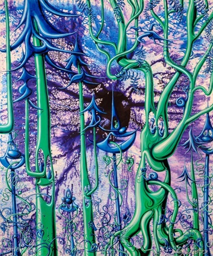 Woodz  by Kenny Scharf