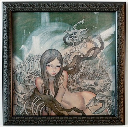 Charlotte (Large Framed Version) by Audrey Kawasaki