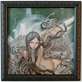 Charlotte (Large Framed Version) by Audrey Kawasaki