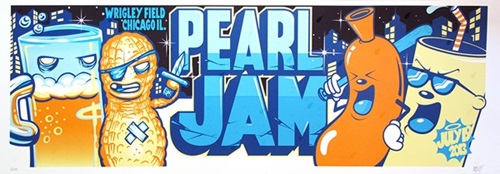 Pearl Jam Wrigley Field Chicago  by Dabs Myla