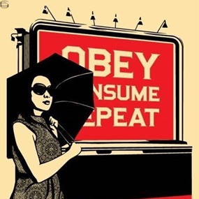 Obey Billboard (Consume) by Shepard Fairey