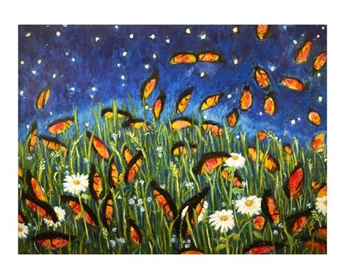 Fireflies (17 x 21 Inch) by Colette Miller