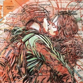 Paris - Le Baiser (First Edition) by C215