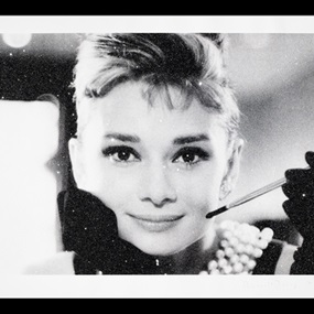 Audrey Hepburn (Black & White) by Russell Young