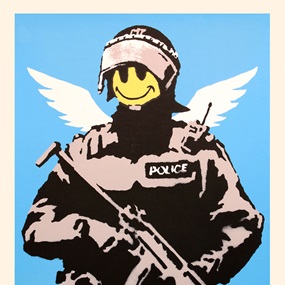 Flying Copper (Unsigned) by Banksy