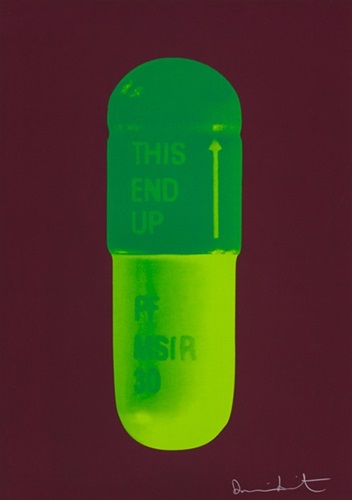 The Cure (Chocolate / Emerald Green / Lime Green) by Damien Hirst