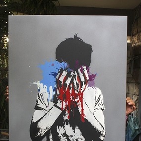 Tear Gas (Canvas) by Nafir