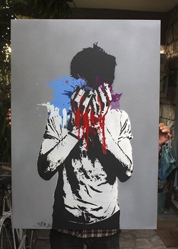 Tear Gas (Canvas) by Nafir