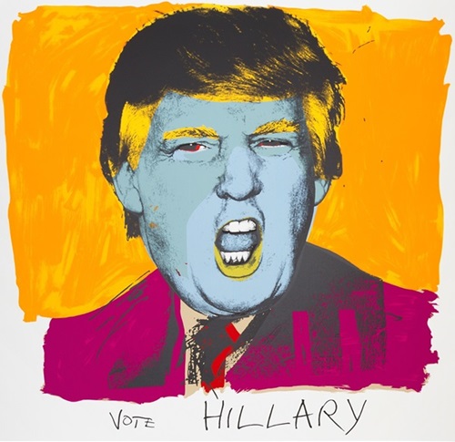 Vote Hillary  by Deborah Kass