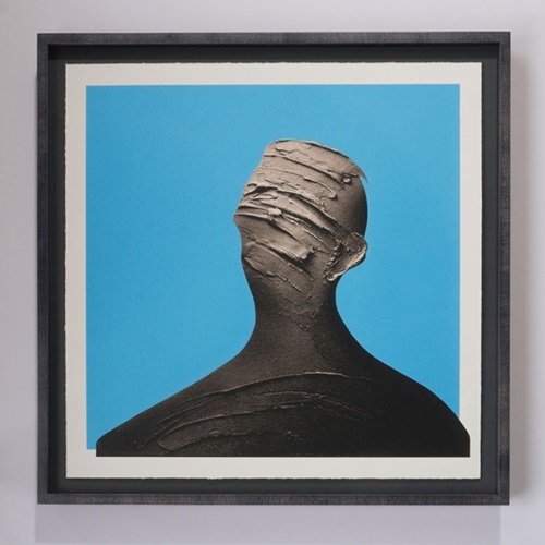 Portrait (2020) (Metallic Blue) by Adam Neate