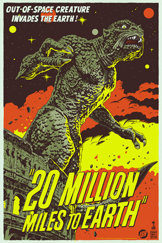 20 Million Miles To Earth  by Francesco Francavilla